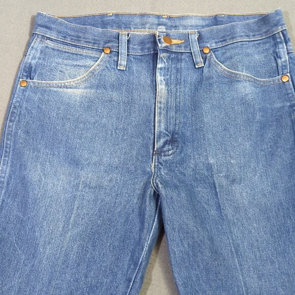 Wrangler Jeans Men's 33x30 Fits 32x26 Blue 936DEN Cowboy Cut Slim Fit Western - Picture 6 of 13